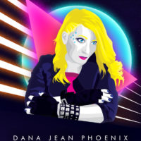 Synthwave Artist Portrait - Dana Jean Phoenix