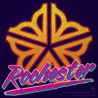 Officially Licensed Retro Rochester Logo Sticker