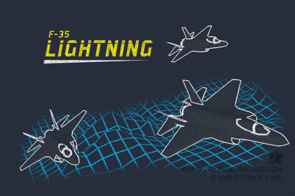 Retro F-35 Lightning