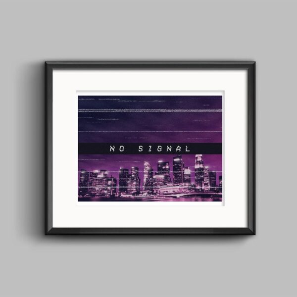 No Signal Art Print