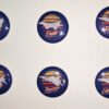 Retro Fighter Jets Buttons